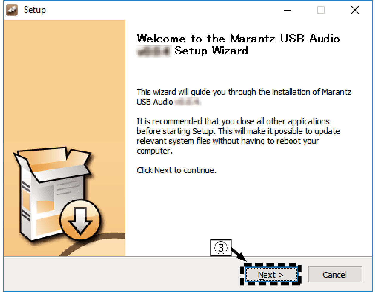 Installer Marantz Eng 2 win10